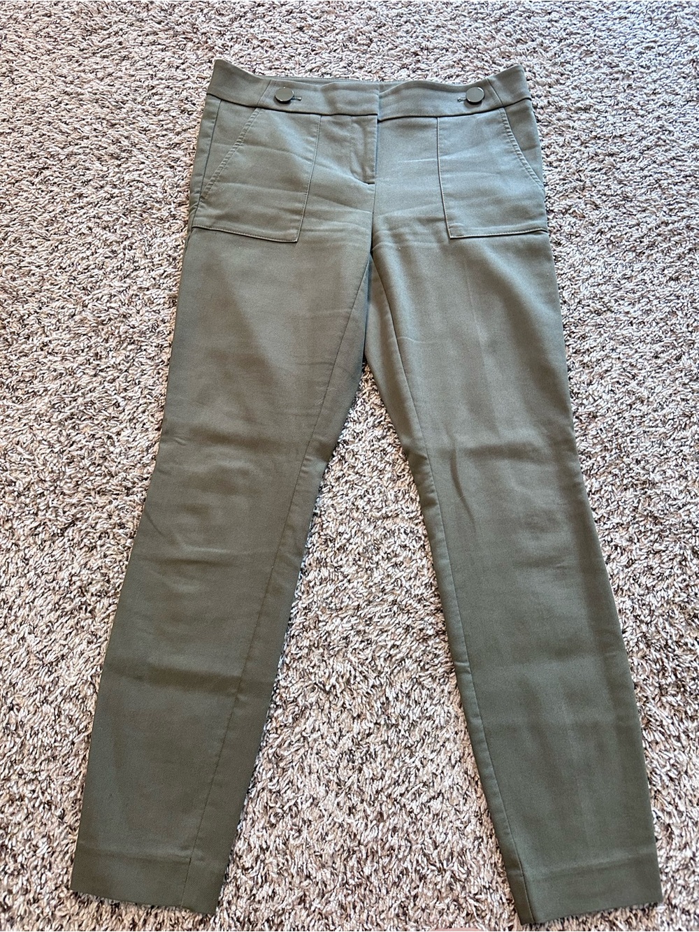 LOFT Olive Marisa skinny Leg Pants